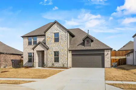 New construction Single-Family house 1427 Golden Meadow Dr, Van Alstyne, TX 75495 plan Kensington DEF - image