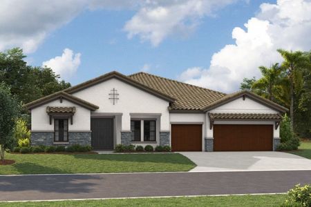 New construction Single-Family house 13726 Heartwood Wy, Parrish, FL 34219 plan Cedar Key I - image
