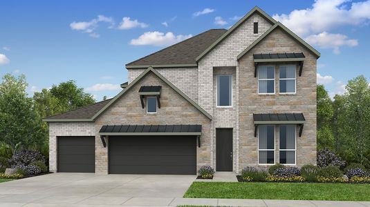 New construction Single-Family house 113 Villoria Cv, Liberty Hill, TX 78642 plan Parmer - image
