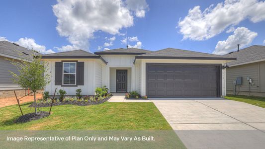 New construction Single-Family house 336  Bollinger Blvd, Maxwell, TX 78656 plan The Denton - image