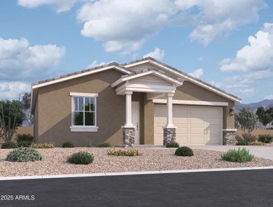 New construction Single-Family house 2443 E Rolling Prairie Ln, San Tan Valley, AZ 85140 plan Violet - image