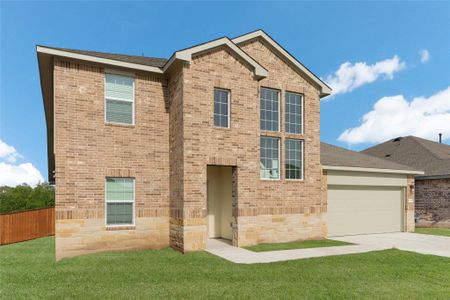 New construction Single-Family house 1920 Pogonip Pl, Leander, TX 78641 The Kemah- photo 0