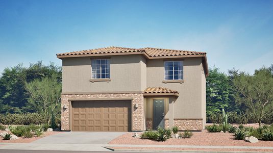 New construction Single-Family house 9594 W Mcdowell Rd, Marana, AZ 85658 plan Canyon - image