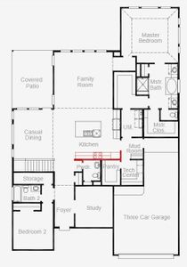 Willis 1st Floor diagram; depicting changes