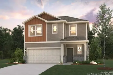 New construction Single-Family house 4247 Clarisse St, New Braunfels, TX 78130 plan Hawthorne - 1802 - image