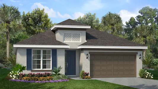 New construction Single-Family house 339 Bottle Brush Drive, Haines City, FL 33844 - photo 0