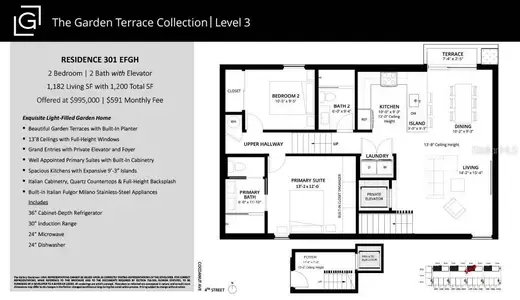 New construction Condo house 1305 4Th St, Unit 301G, Sarasota, FL 34236 - image 2