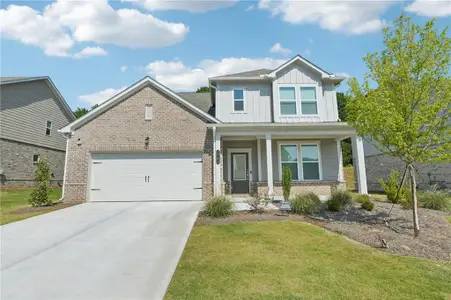 New construction Single-Family house 1763 Fawlocke Run, Loganville, GA 30052 plan Norcross - image