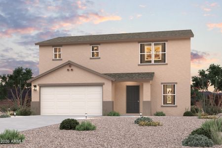 New construction Single-Family house 311 W Sonoran Vista Cir, Coolidge, AZ 85128 plan Aguila - image
