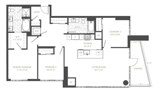 New construction Penthouse house 525 18th St, Denver, CO 80202 plan THE GLENARM - image