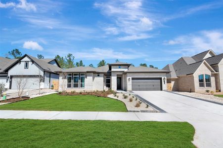 New construction Single-Family house 1728 Howler Wy, Todd Mission, TX 77316 plan The Marigold - image