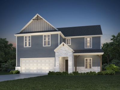 New construction Single-Family house 164 Coopers Hawk Crst, Cedar Creek, TX 78612 plan The Royal (480) - image