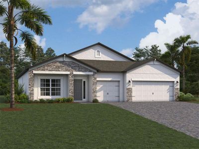 New construction Single-Family house 9465 Crescent Ray Drive, Wesley Chapel, FL 33545 Barcello- photo 0