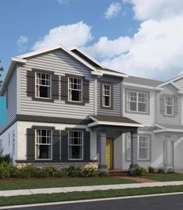 New construction Townhouse house 9201 Gran Teatro Drive, Winter Garden, FL 34787 Windham II- photo 0