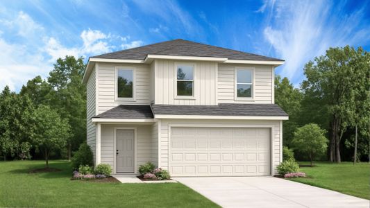 New construction Single-Family house 18814 Hawthorn Stem Dr, Hockley, TX 77447 plan Davis - image