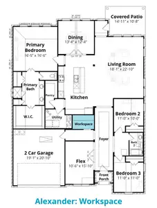New construction Single-Family house 1410 Fieldstone Dr, Midlothian, TX 76065 plan Alexander - image 15