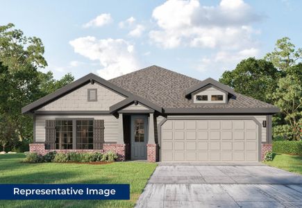 New construction Single-Family house 1729 Sage Garden Dr, Krum, TX 76249 Monroe Select F- photo 0