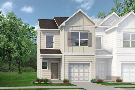 New construction Townhouse house 2095 Ross Rd, Lillington, NC 27546 plan The Trenton - image