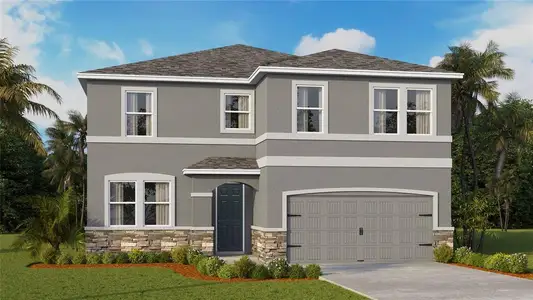 New construction Single-Family house 7043 SW 44th Cir, Ocala, FL 34476 plan Coral - image