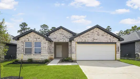 New construction Single-Family house 27414 Serene Pine Dr, Magnolia, TX 77355 plan Denton - image