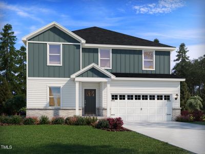 New construction Single-Family house 1233 Whitespire Wy, Zebulon, NC 27597 Chatham- photo 0