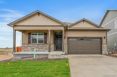 New construction Single-Family house 403 Hummingbird Lane, Johnstown, CO 80534 NEWCASTLE- photo 0