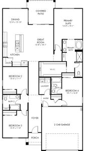 New construction Single-Family house 2377 E Grenach Rd, San Tan Valley, AZ 85143 plan Onyx - image