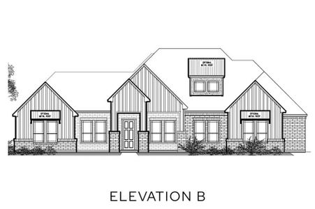 New construction Single-Family house Waxahachie, TX 76065 plan The Cedarcrest - image