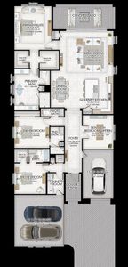 New construction Single-Family house 12874 Soaring Vw, Palm Beach Gardens, FL 33412 plan Calypso - image