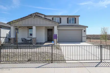 New construction Single-Family house 17956 W Camino De Oro, Surprise, AZ 85387 plan Marion - image