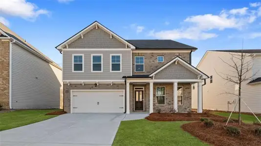 New construction Single-Family house 1020 Trident Maple Chase, Lawrenceville, GA 30045 plan Summit - image