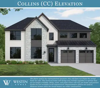New construction Single-Family house 41714 Big Red Dr, Todd Mission, TX 77363 plan The Collins - image