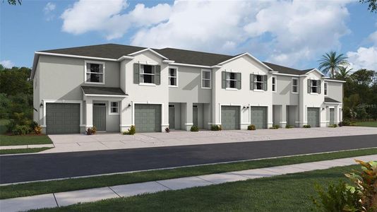 New construction Townhouse house 1513 Hammer Place, Largo, FL 33774 Glen- photo 0