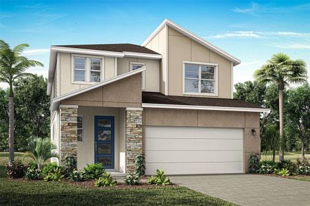 New construction Single-Family house 1758 Soaring Vida St, Palmetto, FL 34221 plan Woodruff - image