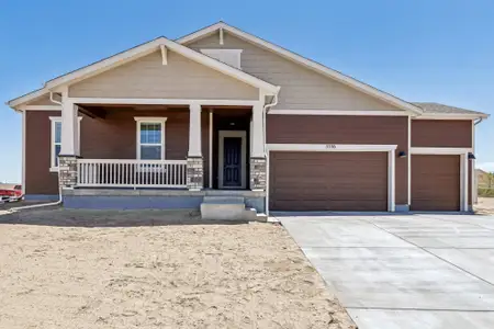 New construction Single-Family house 5556 Portrush Lp, Elizabeth, CO 80107 plan Riverbend - image