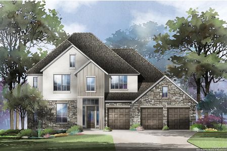 New construction Single-Family house 28406 Zarilli Ln, San Antonio, TX 78260 plan Navarro - image