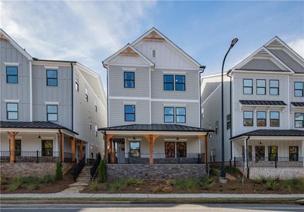 New construction Townhouse house 13038 Deerfield Parkway, Unit 3A, Milton, GA 30004 Mill- photo 0