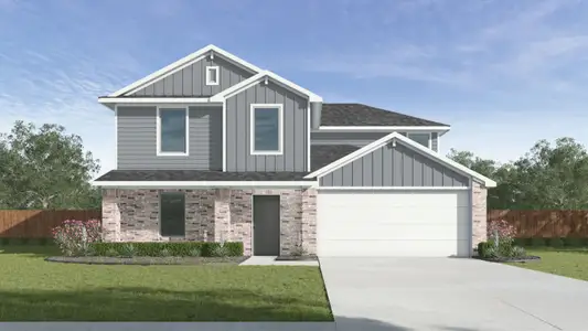 New construction Single-Family house 13407 Eppright Trce, Manor, TX 78653 plan The Callahan - image