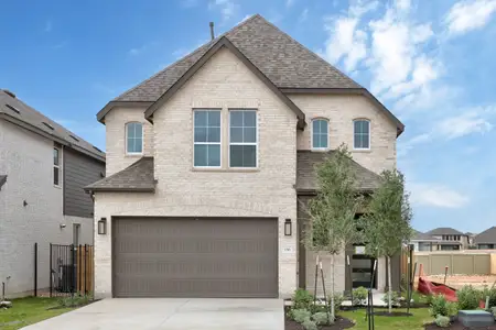 New construction Single-Family house 156 Covered Bridge Trl, Liberty Hill, TX 78642 plan Livingston - image