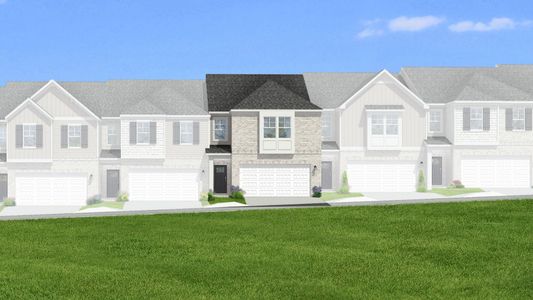 New construction Townhouse house 256 Sanctuary Dr, McDonough, GA 30253 plan Austin - Alternate - image
