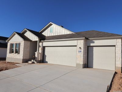 New construction Single-Family house 17510 Buffalo Grass Ln, Elmendorf, TX 78112 plan Kingsley - image