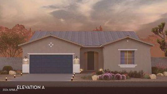 New construction Single-Family house 36800 W San Clemente Street, Maricopa, AZ 85138 Mesa- photo 0