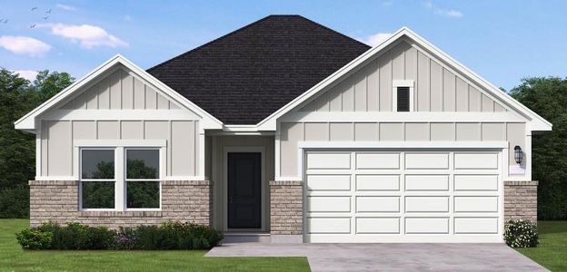 New construction Single-Family house 6715 Pebble Bluff Ct, Cove, TX 77523 - image