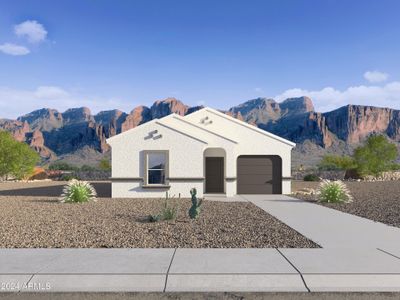 New construction Single-Family house 5528 E Arctic Lane, San Tan Valley, AZ 85140 The Casey- photo 0