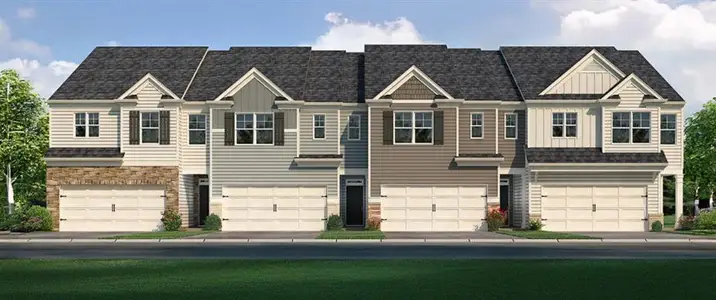 New construction Townhouse house 3269 Ryker Rd, Gainesville, GA 30507 plan SUDBURY 24' TOWNHOME - image
