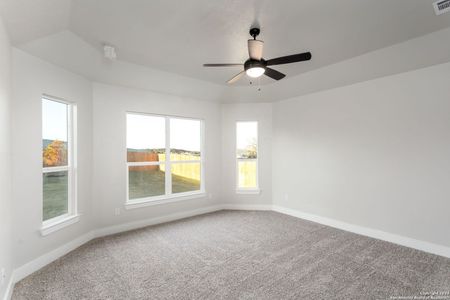 New construction Single-Family house 3591 King Terrace, Bulverde, TX 78163 Fuschia A w/Balcony- photo 22 22