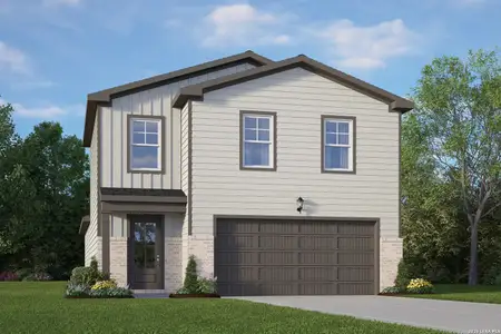 New construction Single-Family house 2511 Pink Pearl Dr, San Antonio, TX 78224 plan The Blanco B - image