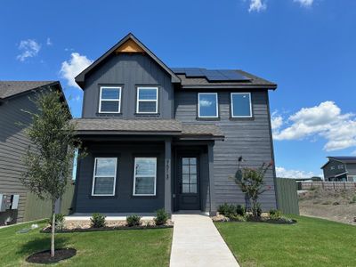 New construction Single-Family house 9513 Balmy Ln, Manor, TX 78653 Rainey- photo 0