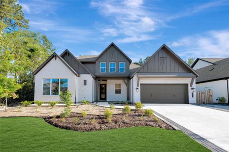 New construction Single-Family house 1617 Leona Ln, Todd Mission, TX 77316 plan The Orchid - image