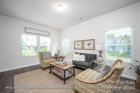 Living room with neutral colors